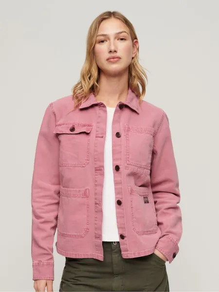 Superdry Pink Four Pocket Chore Jacket